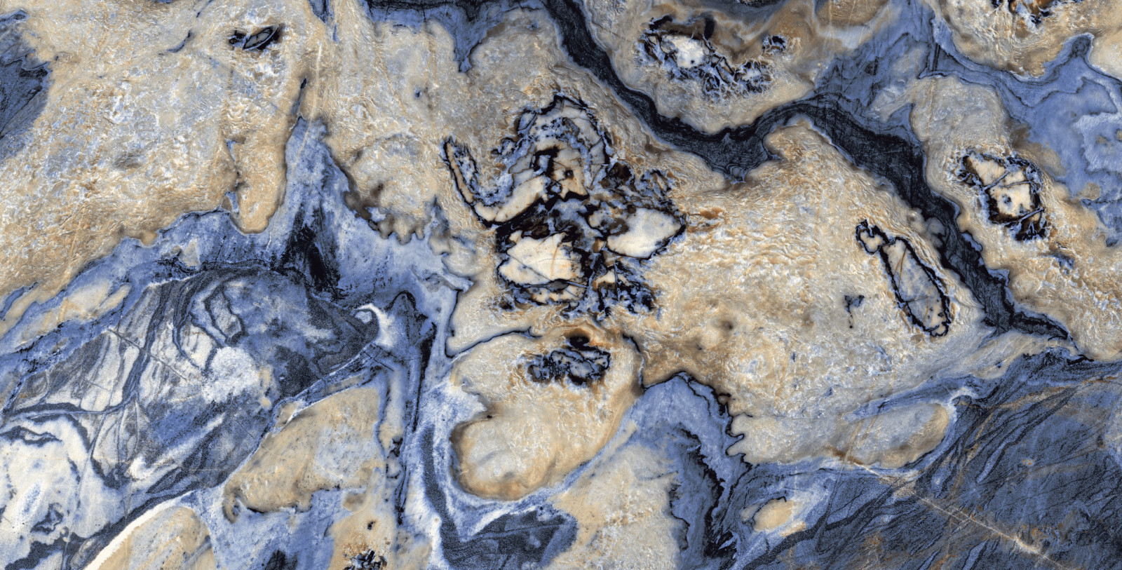 Floor Tiles-PGVT Jurassic Azul HG Polished 60x120 - фото - 9
