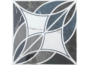 Floor Tiles-PGVT Multi Marble Decor HG 60x60 - фото - 1